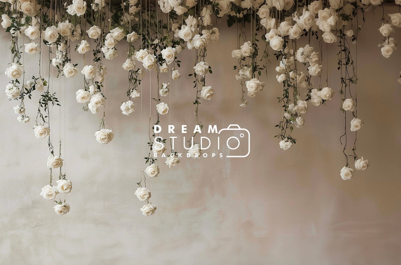 Cascading Roses backdrop