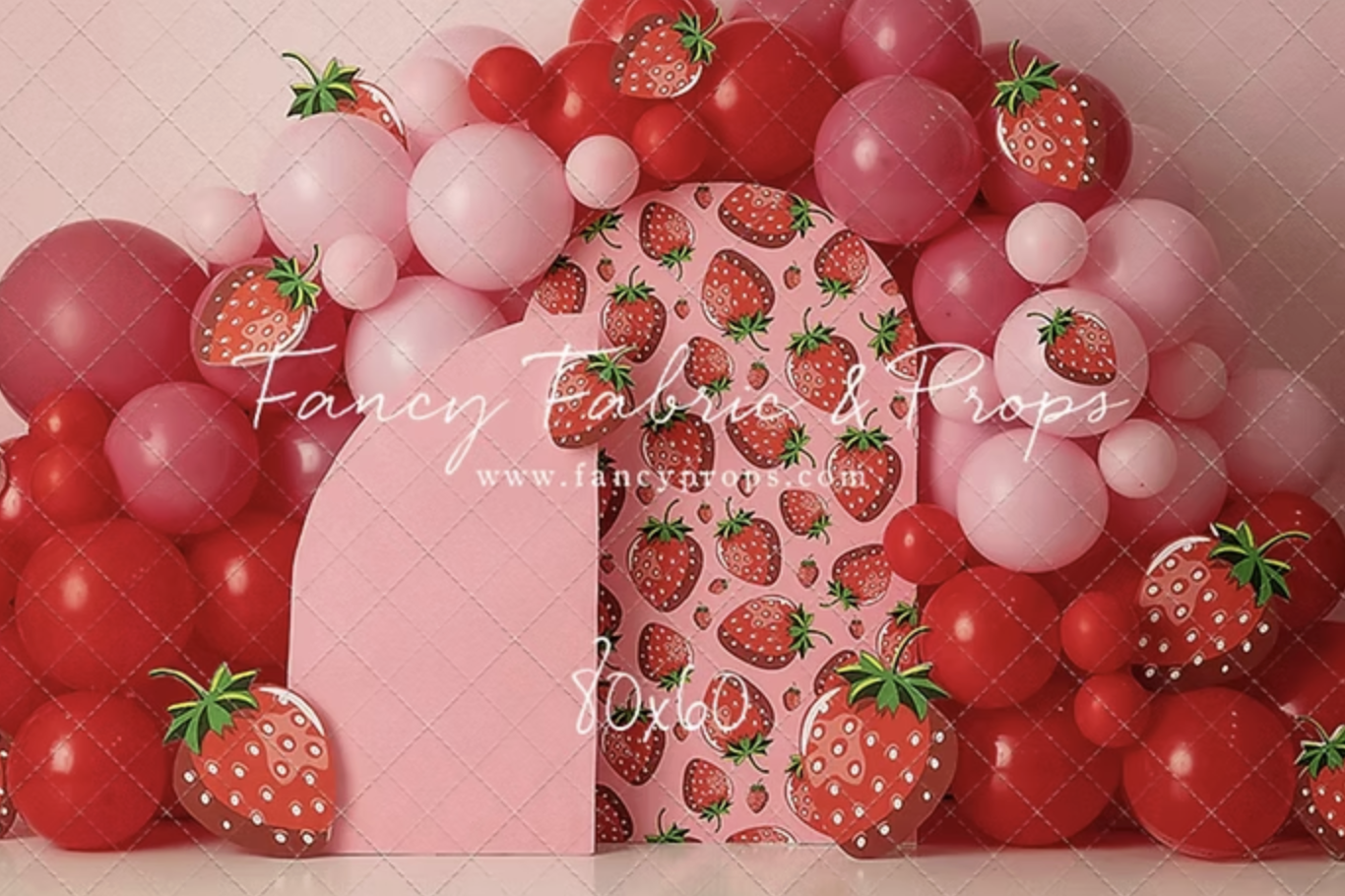 Strawberries backdrop